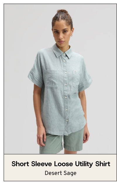 Short Sleeve Loose Utility Shirt