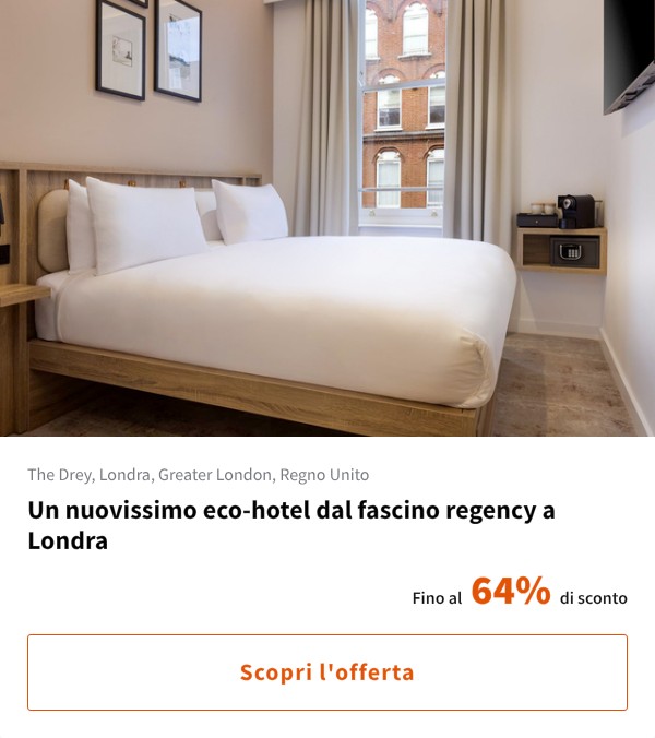 Un nuovissimo eco-hotel dal fascino regency a Londra