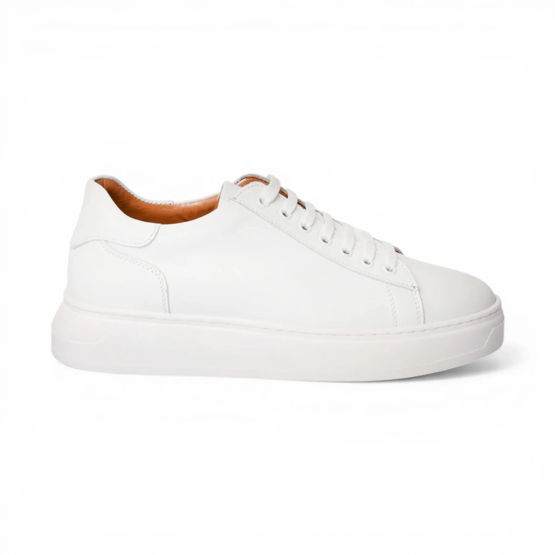 Image of Sneakers pelle Bianco - Fabrizio