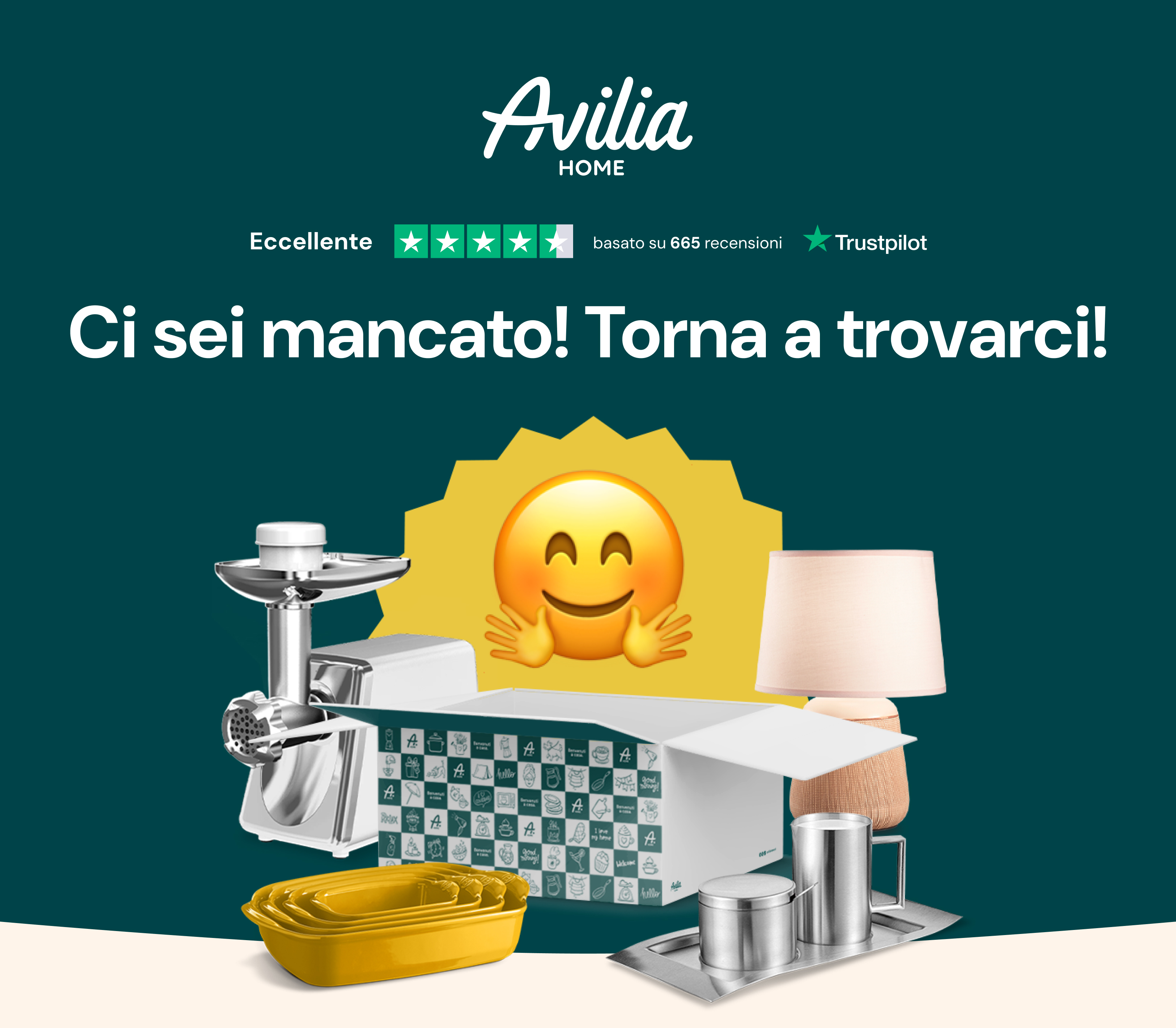 Ci sei mancato! Torna a trovarci!