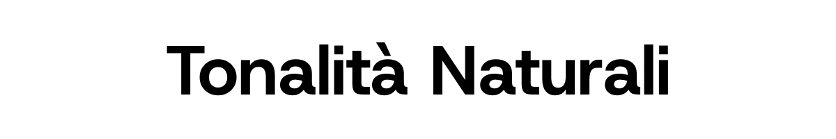 Tonalità naturali