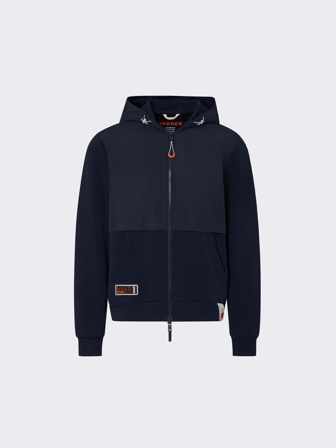 TRIVIAL BMAT Dual-material sweatshirt
