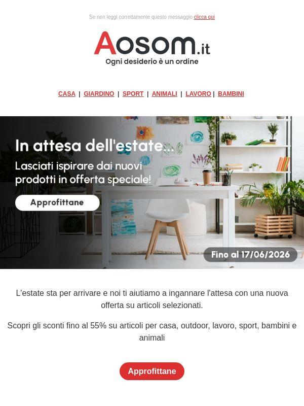 Aspetta l'estate con le nostre offerte