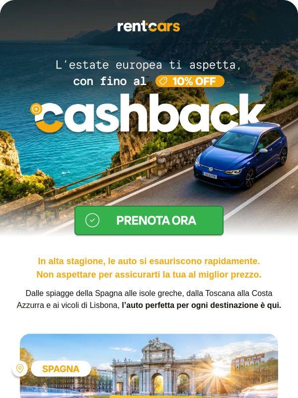 Fino al 𝟭𝟬% 𝗢𝗙𝗙 per la tua estate europea ☀️