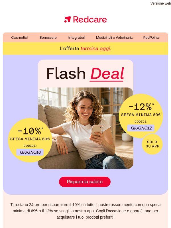 💙Solo per oggi: risparmia fino al 12% su tutto l’assortimento!
