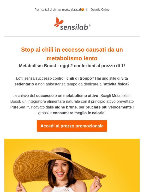 ⚡Il tuo metabolismo ha bisogno di una scossa