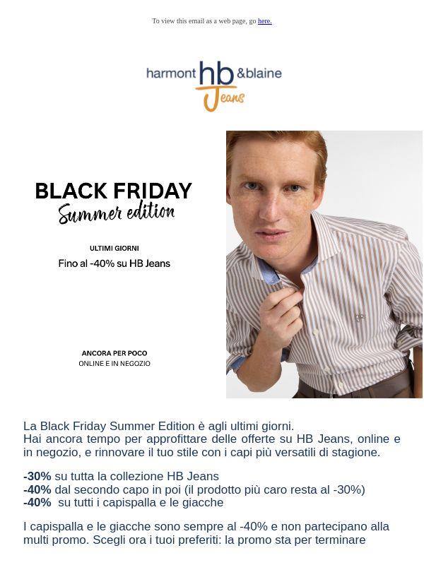 Ultimi giorni: fino al -40% su HB Jeans