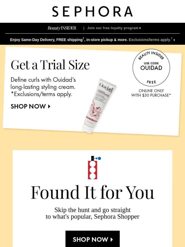 Sephora Shopper, it’s okay to pick favorites 😏