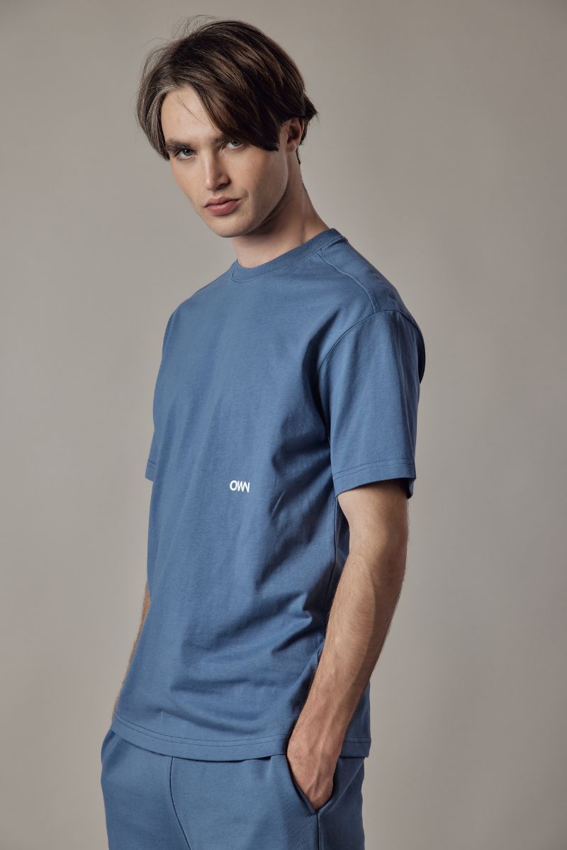 T-Shirt Loose Fit Dusty Blue