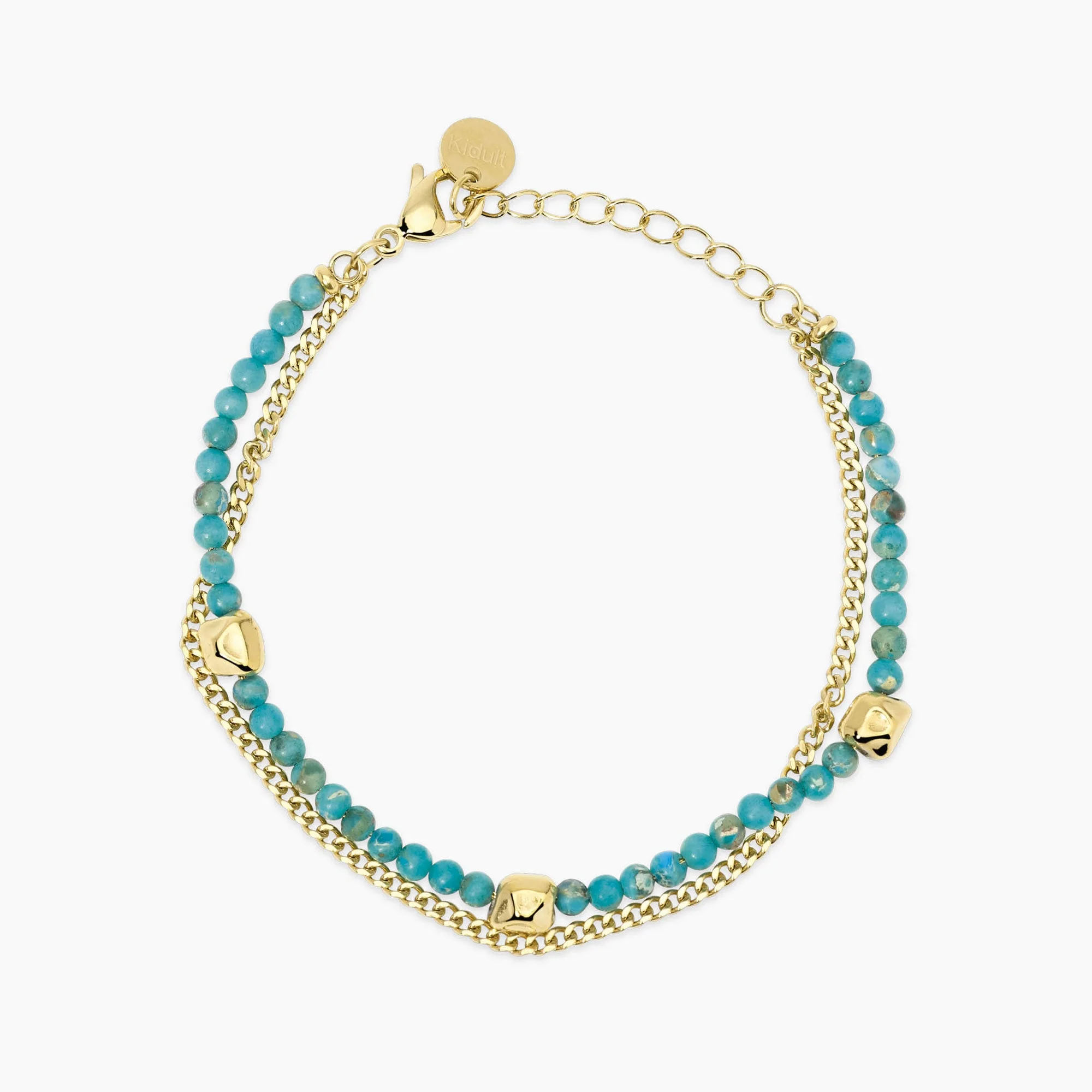 Image of Bracciale regolabile con doppia catena STYLE 76
