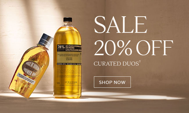 SALE 20% OFF CURATED DUOS† | SHOP NOW