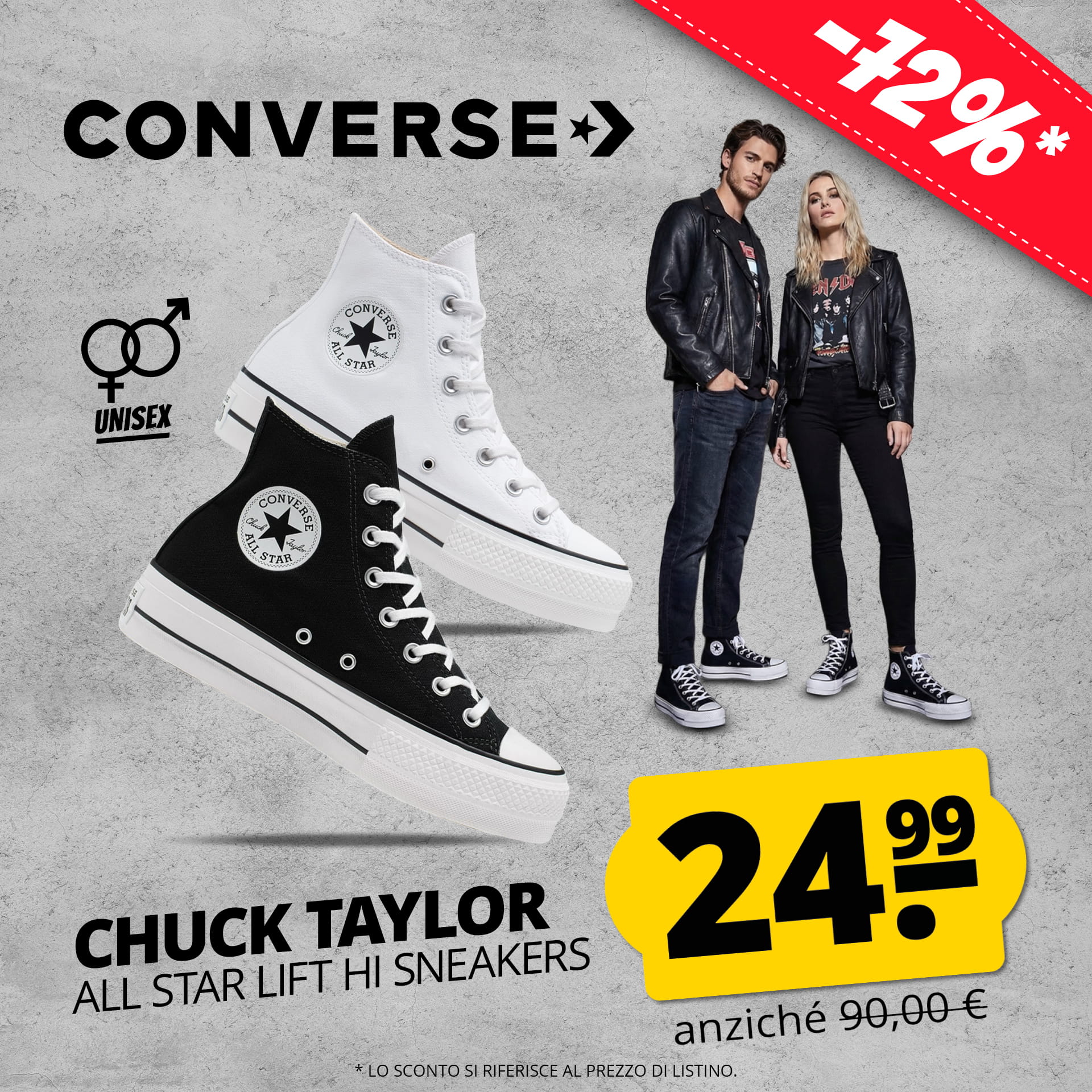 converse cuck taylor all start lift hi unisex sneakers