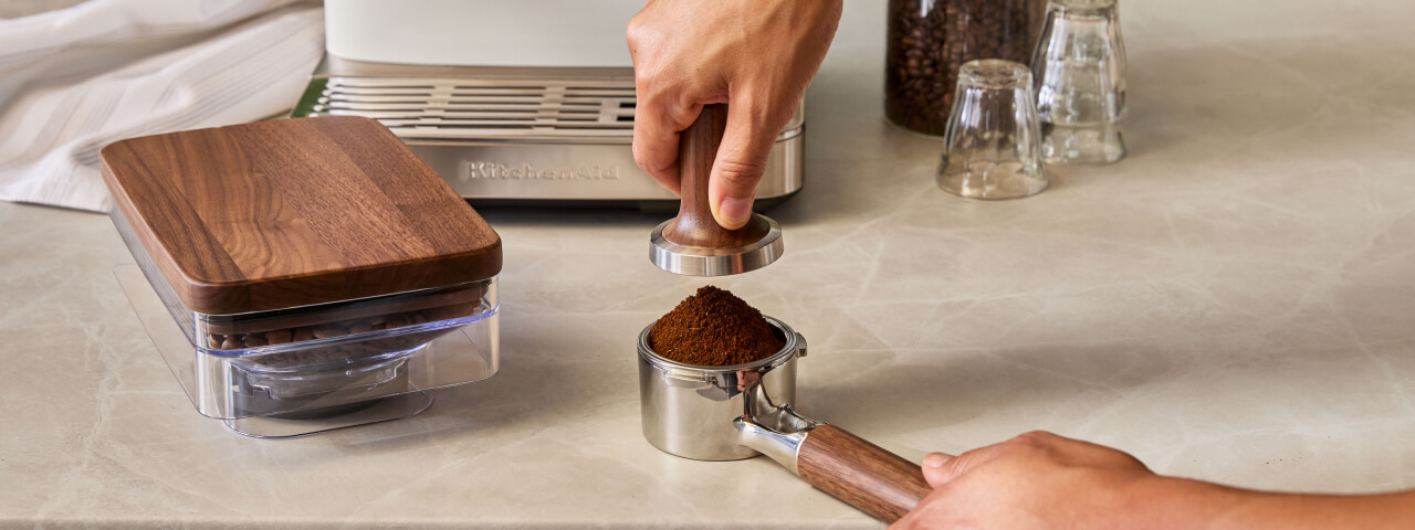 Walnut Wood Espresso Accessory Kit 