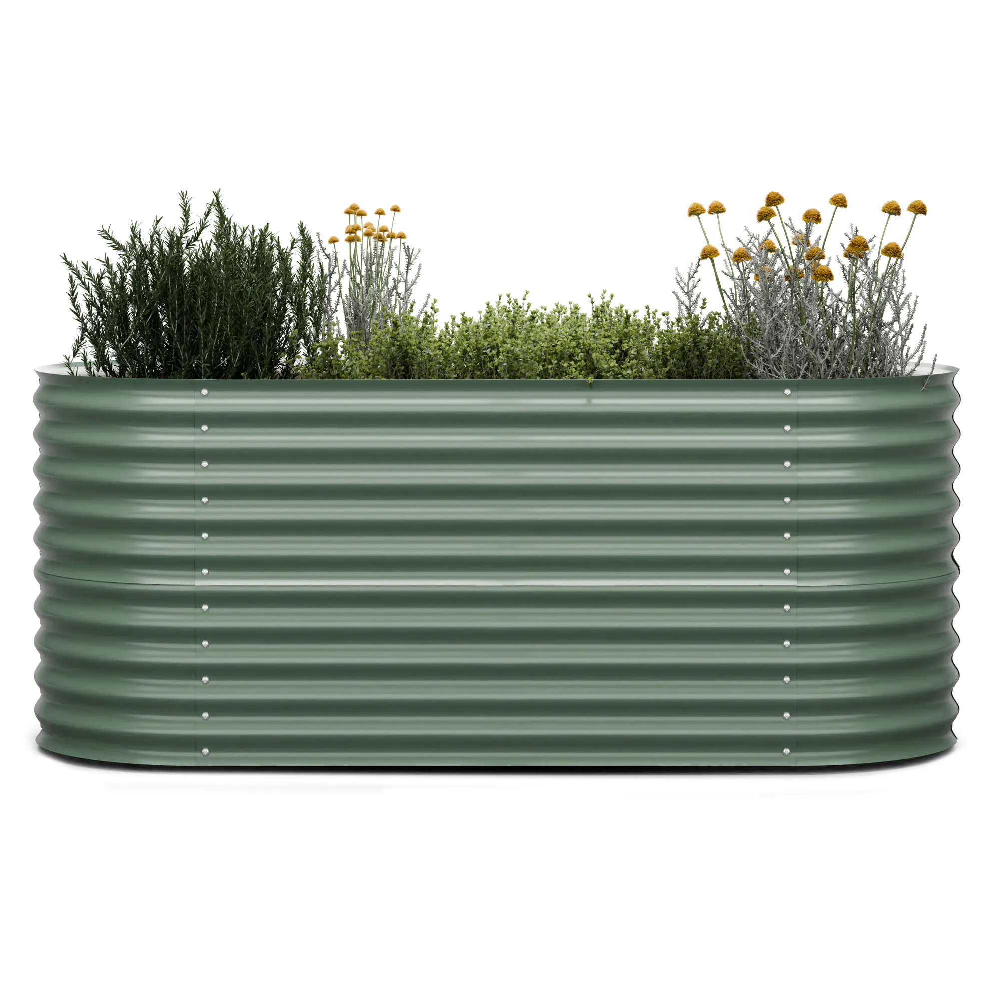 Rondabox 200x100x80 cm Fioriere rialzate Verde