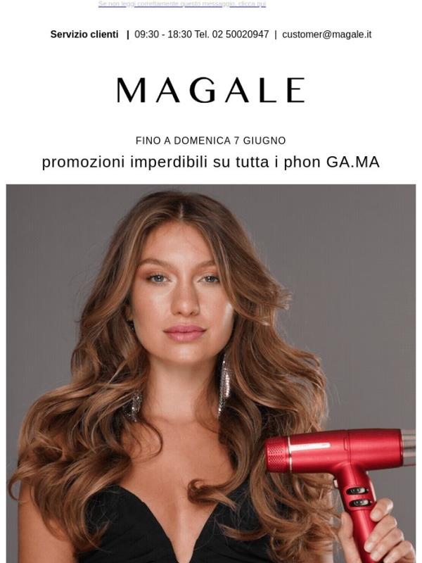 Solo fino al 7 giugno: phon GA.MA in promozione.✨🖤
