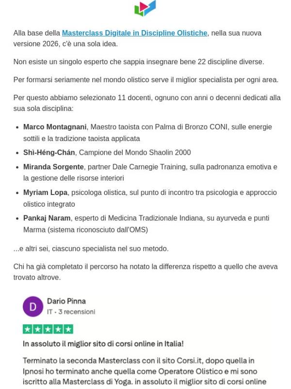 22 corsi olistici, al prezzo di… 1? (con attestato riconosciuto)