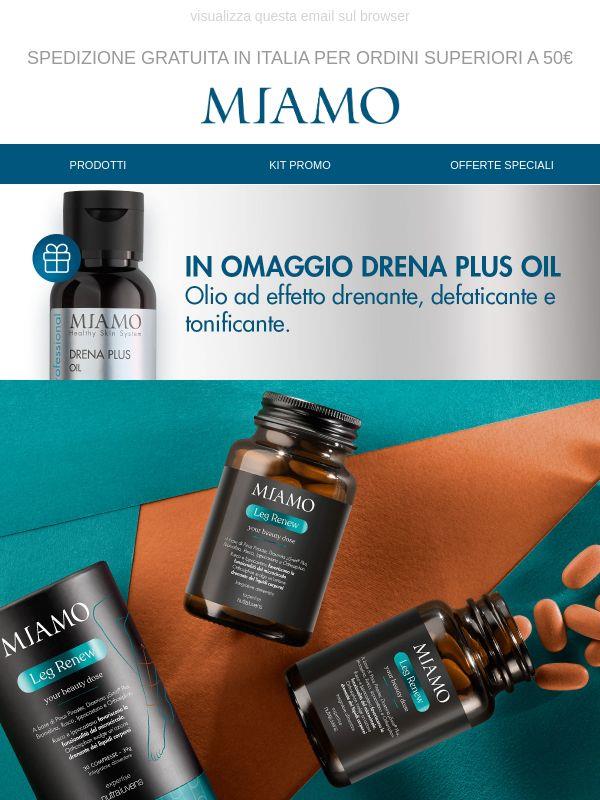 Gambe leggere con Leg Renew + olio drenante in OMAGGIO 🎁