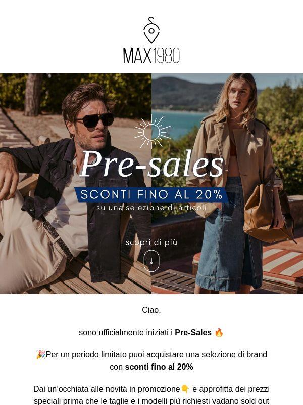 Sono iniziati i PRE-SALES🔥