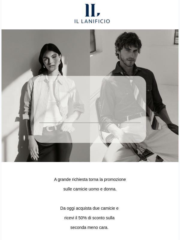📣 E' tornata la promo sulle camicie