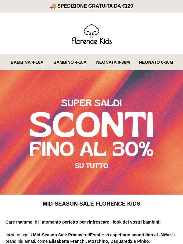 MID-SEASON SALE: SCONTI FINO AL -30% ✨