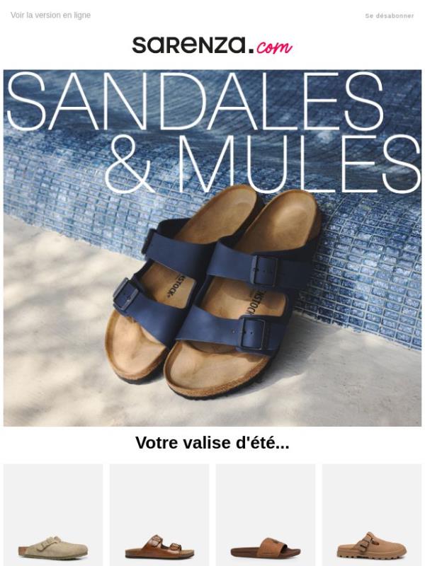 🩴 Mules ou sandales ? Craquez pour les deux avec -30% SANS minimum d'achat !