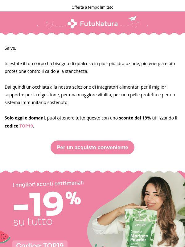 👉 Vuoi approfittare dello sconto del -19% su tutto?