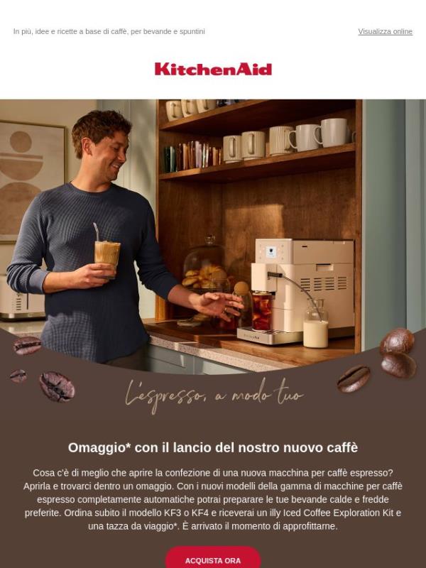 Caffè freddo o caldo, con un omaggio da parte nostra