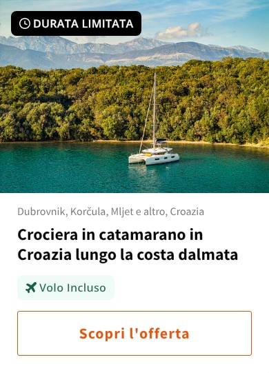 Crociera in catamarano in Croazia lungo la costa dalmata