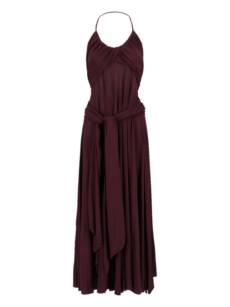 Alaïa - Abito drappeggiato in viscosa