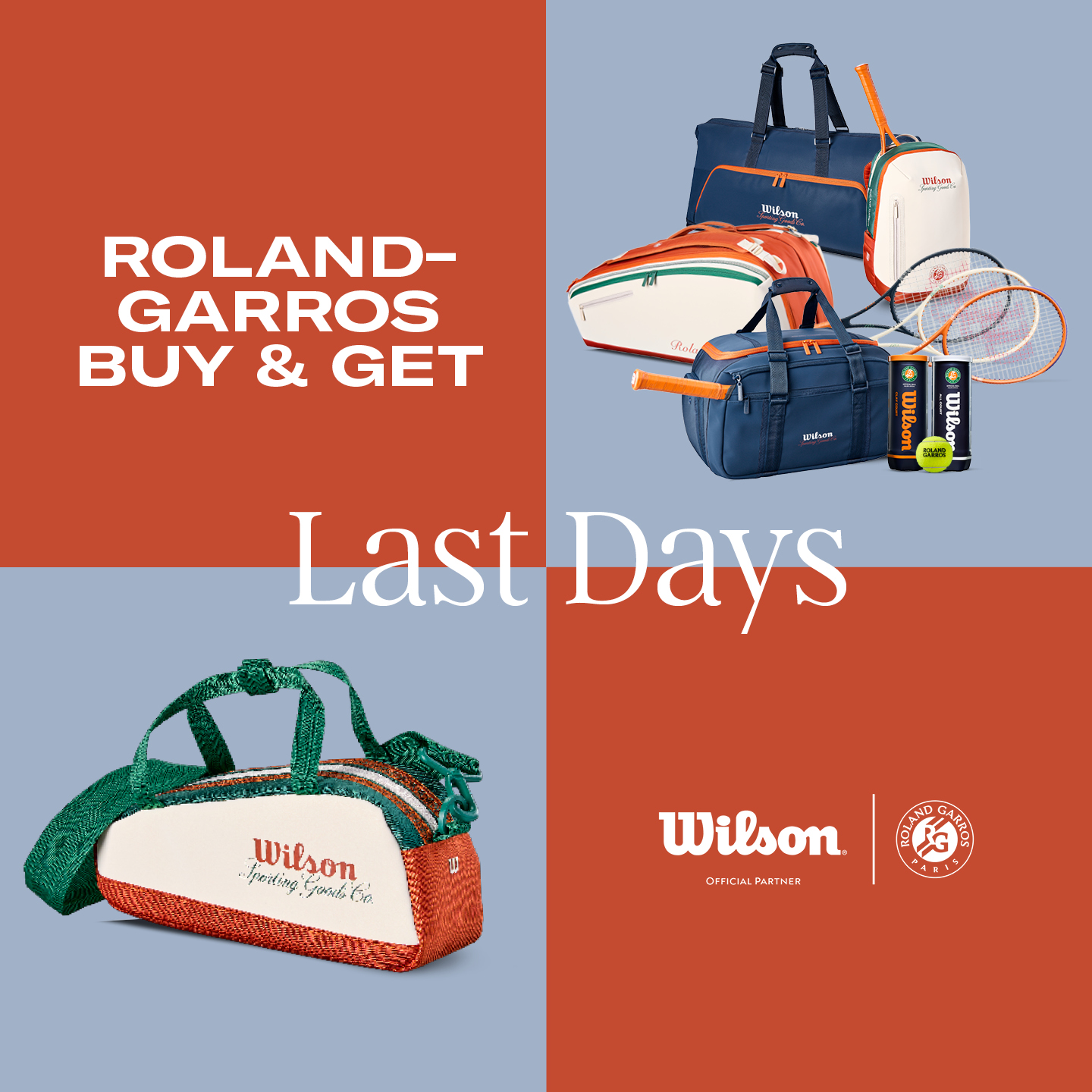 Ultimi giorni per ricevere in omaggio la tua mini bag Roland-Garros