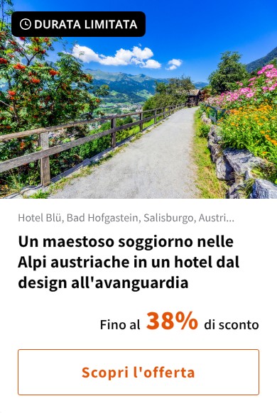 Un maestoso soggiorno nelle Alpi austriache in un hotel dal design all'avanguardia