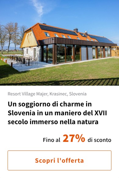 Un soggiorno di charme in Slovenia in un maniero del XVII secolo immerso nella natura