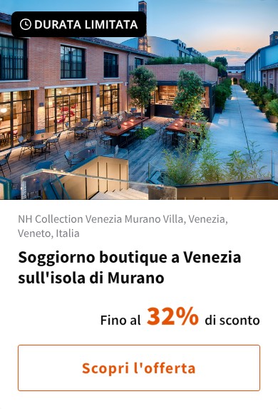 Soggiorno boutique a Venezia sull'isola di Murano