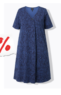 Eco Cotton Animal Print Midi Dress - Each color features a different bold animal print style.