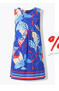 Printed Jersey Swing Dress - Five new vibrant prints for your favorite summer fit.