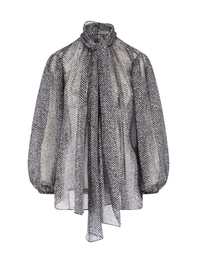 Dolce & Gabbana - Camicia in chiffon di seta