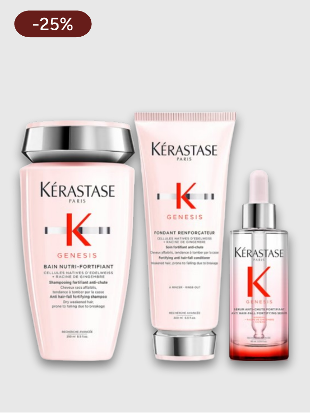 Kérastase Genesis Shampoo, Conditioner and Serum Hair Trio Routine