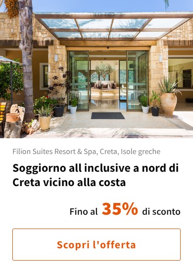 Soggiorno all inclusive a nord di Creta vicino alla costa