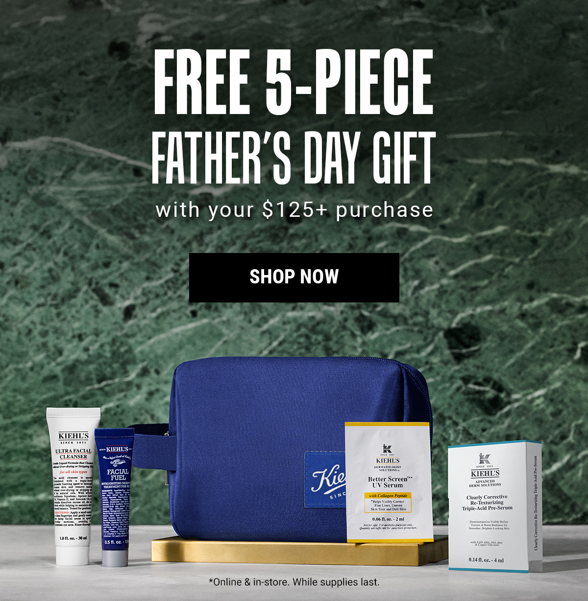 FREE 5-PIECE FATHERS DAY GIFT
