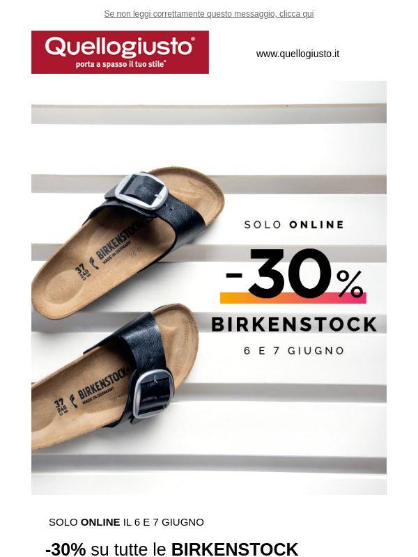 BIRKENSTOCK al -30% | ⌛ solo 48 h