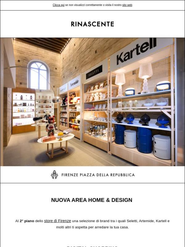 HOME & DESIGN: nasce a Firenze la nuova area casa
