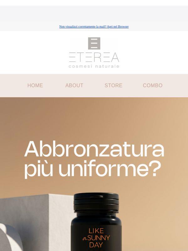 Abbronzatura più uniforme? Parti da qui