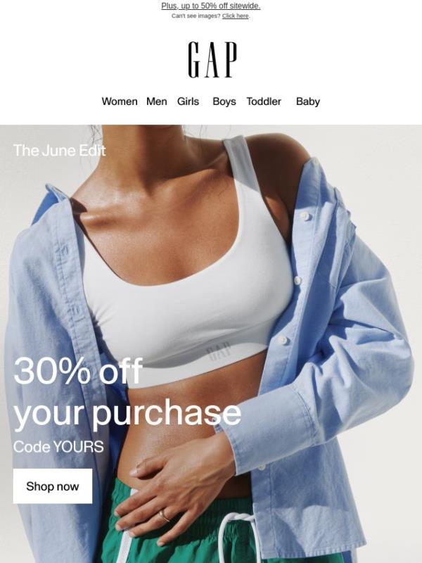 New arrivals are here + 30% off with code YOURS