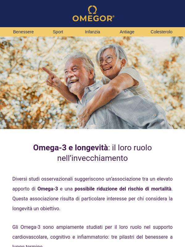 Omega-3 e longevità: cosa dice la ricerca