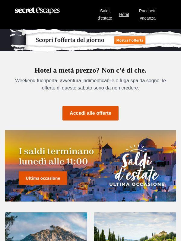 Mare o montagna? La scelta è tua, il prezzo è imbattibile