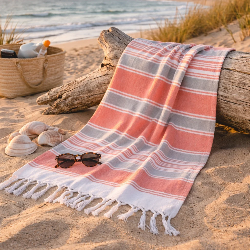 Image of Telo Mare in Fouta di Cotone <br>e Microspugna - <b>Equipage