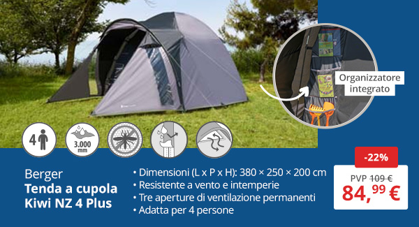 Tenda a cupola Berger Kiwi NZ 4