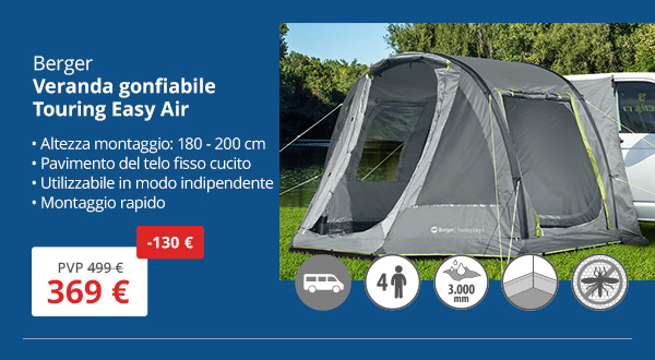 Veranda gonfiabile Berger Touring Easy Air