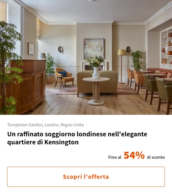 Un raffinato soggiorno londinese nell'elegante quartiere di Kensington