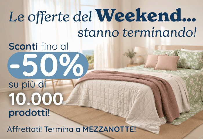 SCONTI FINO AL 50% SU OLTRE 10.000 PRODOTTI